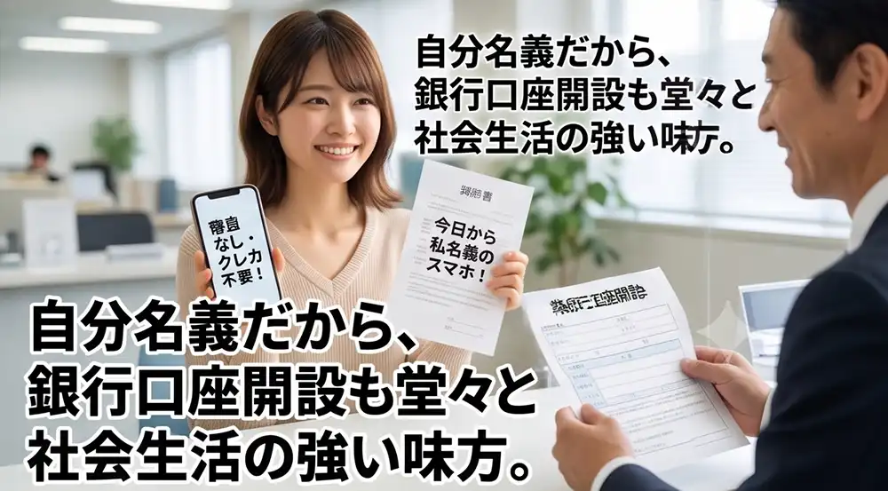 自分名義だから各種手続きもスムーズ